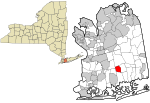 Nassau County New York incorporated and unincorporated areas North Merrick highlighted